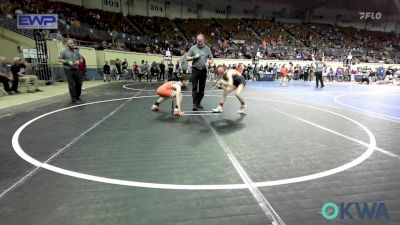 90 lbs Round Of 16 - Keaton Dietz, Cowboy Wrestling Club vs Augustus Cosby, Pawhuska Elks Takedown