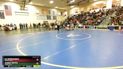 138 lbs Champ. Round 2 - Ruben Reyes, Chino Hills vs AJ Hernandez, Bishop Amat