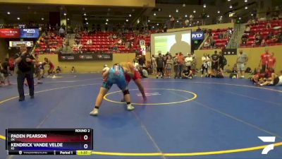 250 lbs Round 2 - Paden Pearson, OK vs Kendrick Vande Velde, KS