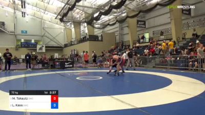 72 kg Semifinal - McCoy Tekautz, Minnesota Storm vs Logan Kass, Minnesota Storm