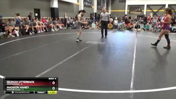 112 lbs Round 2 (6 Team) - Reanah Utterback, FEWTeamIowa vs Madison Haney, Missouri Black
