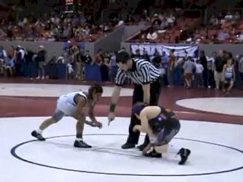 97 LBS Jahron Coulson (white singlet) vs Justin Ringle