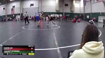 126 lbs Round 3 (16 Team) - Vincent Petersen, Kearney JV vs Justin Lin, Augusta