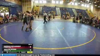 132 lbs Round 6 (8 Team) - Waylon Rozier, Camden 1 vs Andrew McCamment, Cypress Creek