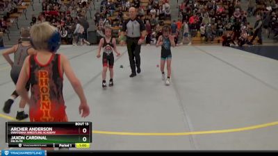 50 lbs Champ. Round 2 - Archer Anderson, Owatonna Wrestling Academy vs Jaxon Cardinal, MN Elite