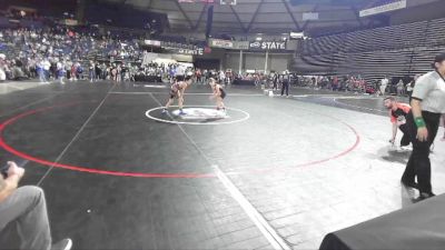 71 lbs Cons. Round 3 - Axton Mendez, Thunder Mountain Wrestling Club vs Weylin Bliss, Blaine Barracudas Wrestling Club