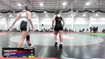 155 lbs Cons. Round 2 - Alexis Adams, Davenport vs Alana Duggan, Lindenwood