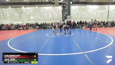 165 lbs Cons. Round 2 - Isaac Hiner, Reel Wrestling Club vs Luke Benkelman, NOVA Wrestling Club