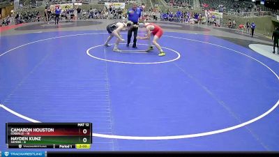 147 lbs Semis (4 Team) - Hayden Kunz, Sisters vs Camaron Houston, Coquille