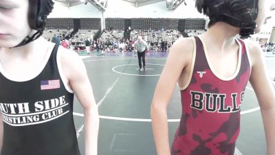 65 lbs Rr Rnd 2 - Ryan Fox, Poquoson Bulls vs Joshua Latham, South Side Wrestling Club