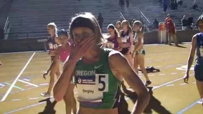 Amy Yoder-Begley, 1st place, women's 3k at the 2010 Brutus Hamilton Invitational