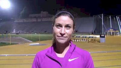 Renee Metevier Baille, 3rd place, women's 3k at the 2010 Brutus Hamilton Invitational