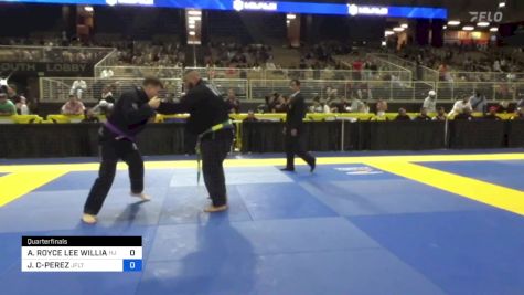 AUSTIN ROYCE LEE WILLIAMS vs JONATHAN O'NEIL CRUZ-PEREZ 2024 Pan Jiu Jitsu IBJJF Championship