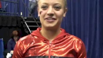 Jamie Pisani of Arkansas After Event Finals