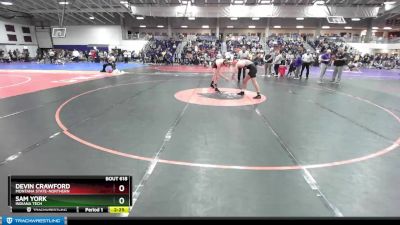 165 lbs Cons. Round 4 - Sam York, Indiana Tech vs Devin Crawford, Montana State-Northern