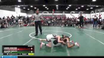 75 lbs Round 1 (8 Team) - Jaxon Sanchez, Aggression Legionaries vs Kooper Deputy, POWA (CO)