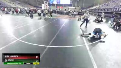 220 lbs Semifinal - Alex Hamrick, IL vs Cy Kruse, MN