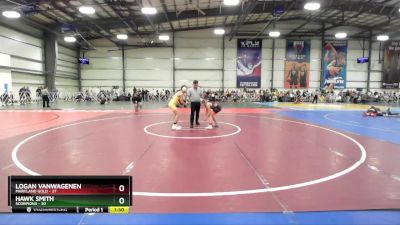 110 lbs Rd# 1 9:00am Friday - Hawk Smith, Scorpions vs Logan VanWagenen, Maryland GOLD