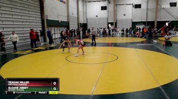 115-121 lbs Quarterfinal - Sloane Abbey, Kearney Matcats vs Teagan Miller, Pikes Peak Warriors