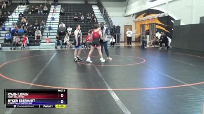 14U-4 lbs Round 1 - Owen Lewin, West Delaware vs Ryker Eberhart, Immortal Athletics WC