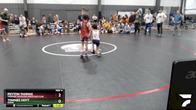 58-63 lbs 2nd Place Match - Peyton Thomas, Thunder Mountain Wrestling Club vs Townes Hoyt, NWWC