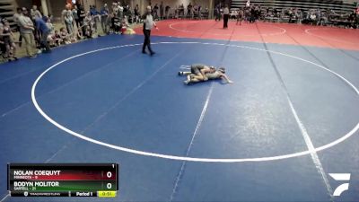 84 lbs Semis (4 Team) - Bodyn Molitor, Sartell vs Nolan Coequyt, Minneota