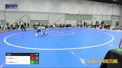 50 lbs Rr Rnd 2 - Emersyn Edge, Sisters On The Mat Black vs Oakley Waitkus, Eastside Assassins