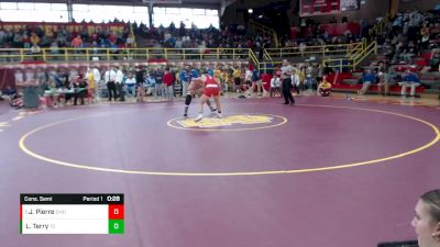 160 lbs Cons. Semi - Joey Pierre, Evansville Mater Dei vs Landon Terry, Tell City