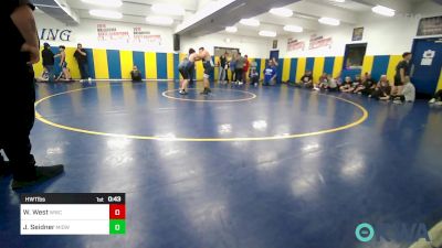 Consolation - Wyatt West, Woodland Wrestling Club vs John Seidner, Midwest City Bombers Youth Wrestling Club