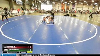 88 lbs Rd# 3 12:00pm Friday - Brayden Wenrich, PA Gold vs Cole Caniglia, Agression Legionaries