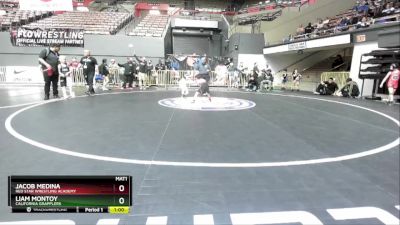 53 lbs Quarterfinal - Jacob Medina, Red Star Wrestling Academy vs Liam Montoy, California Grapplers