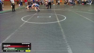 115-120 lbs Quarterfinal - John Manning, Woodshed Wrestling Club vs Kai Enos, Gotcha IL