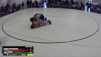 129 lbs Quarterfinal - Zane Woodward, Nebraska vs Ace Hobbs, Nebraska