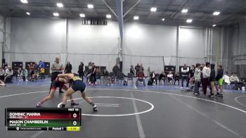 130 lbs Round 5 (6 Team) - Dominic Manna, Rebellion vs Mason Chamberlin, River WC