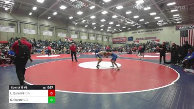 120 lbs Consi Of 16 #2 - Liam Qureshi, Fountain Valley vs Solomon Reyes, Madera