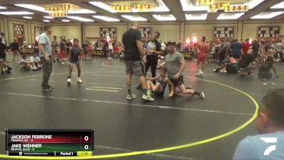 72 lbs Round 5 (6 Team) - Jake Wehner, Revival Blue vs Jackson Ferrone, Triumph WC