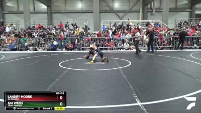 79 lbs Semifinal - Landry Moore, El Dorado vs Kai Weiss, Team Hammer