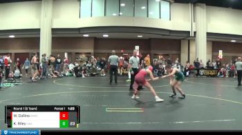 110 lbs Round 1 (6 Team) - Kyle Riley, Contenders Wrestling Academy Blue vs Waylan Collins, Believe To Achieve WC