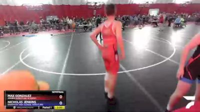 106 lbs Semifinal - Max Gonzalez, Askren Wrestling Academy vs Nicholas Jenkins, Kaukauna High School Wrestling