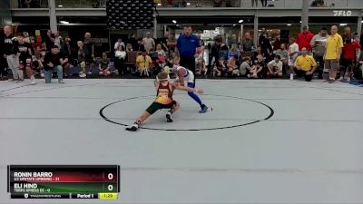 64 lbs Round 6 (8 Team) - Eli Hind, Terps Xpress ES vs Ronin Barro, U2 Upstate Uprising