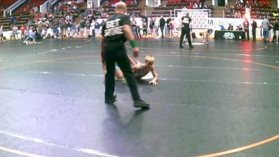 130 lbs Champ. Round 1 - Landen Davis, Sebolt WA vs Cameron Chinavare, Dundee Wrestling