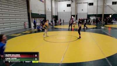 102-112 lbs Quarterfinal - Alexis Galusha, St.Paul Youth Wrestling vs Capri Sayer, 308 Wrestling Academy