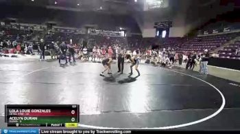 101 lbs Round 2 (4 Team) - Acelyn Duran, Duran vs Lola Louie Gonzales, CO All Star