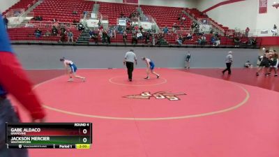 120 lbs Round 4 - Jackson Mercier, Weatherford vs Gabe Aldaco, Grapevine