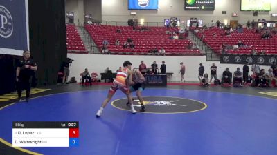 55 kg Cons 16 #1 - Deven Lopez, La Gente Wrestling Club vs Dean Wainwright, Big Game Wrestling Club