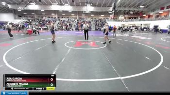 141 lbs Cons. Round 3 - Asa Garcia, Marian University (IN) vs Andrew Macias, Providence (Mont.)