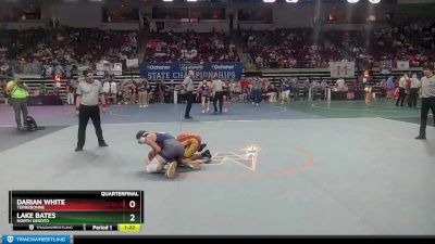 D 2 160 lbs Quarterfinal - Darian White, Terrebonne vs Lake Bates, North Desoto