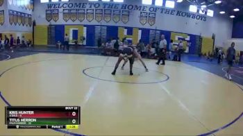 132 lbs Round 6 (8 Team) - Titus Herron, Palm Harbor vs Kris Hunter, A`Dale