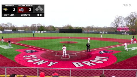 Replay: Towson vs Stony Brook | Apr 19 @ 2 PM