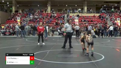 61 lbs 3rd Place Match - Sawyer Pankey, Lawrence Elite vs Owen Kilian, Kansas Young Guns Wrestling Cl